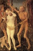 Hans Baldung Grien The Three Stages of Life,with Death Spain oil painting artist